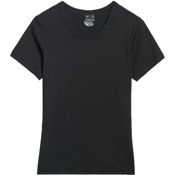 Koszulka damska 4F F2337 głęboka czerń 4FWAW25TTSHF2337 20S
