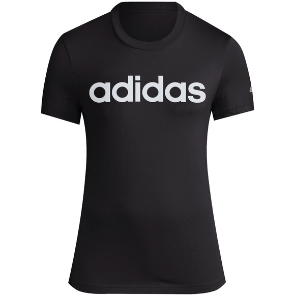 Koszulka damska adidas Essentials Slim T-Shirt czarna GL0769