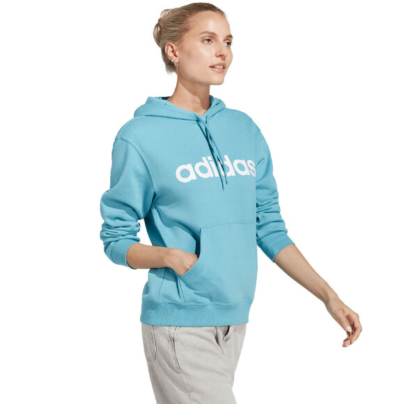 Bluza damska adidas Essentials Linear błękitna IC6886