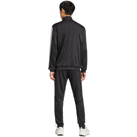 Dres męski adidas Sportswear Basic 3-Stripes French Terry czarny JC5375