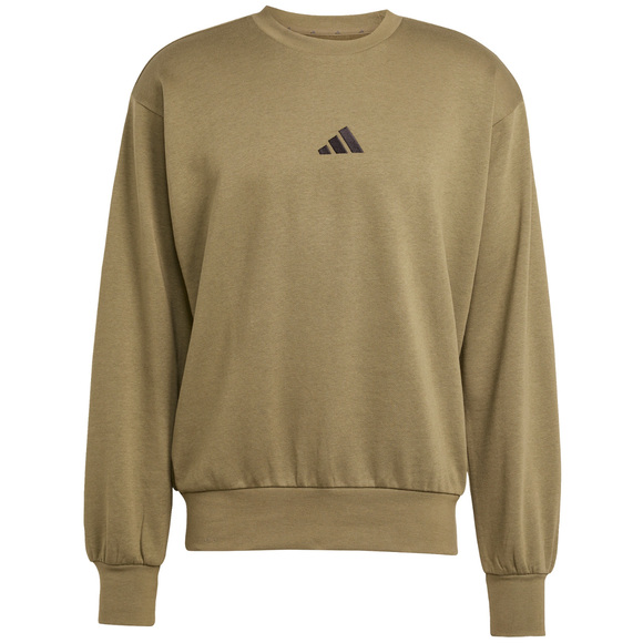 Bluza męska adidas Essentials Feelcozy Fleece oliwkowa KD5149