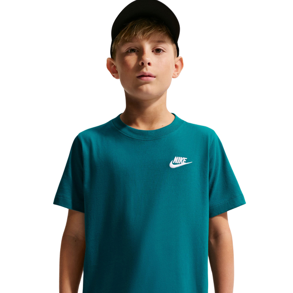 Koszulka dla dzieci Nike Sportswear zielona FZ5177 372