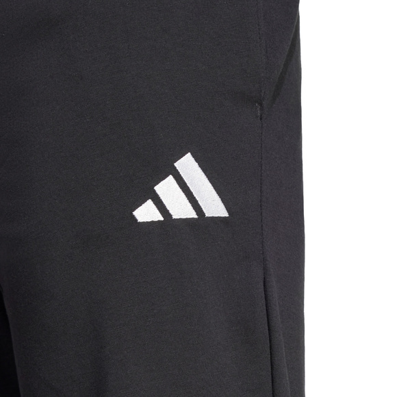 Spodnie męskie adidas Essentials Small Logo Single Jersey czarne JF1105