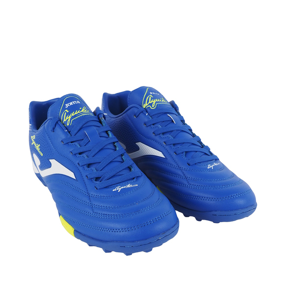 Buty piłkarskie Joma Aguila 2504 Turf niebiesko-żółte AGUW2504TF