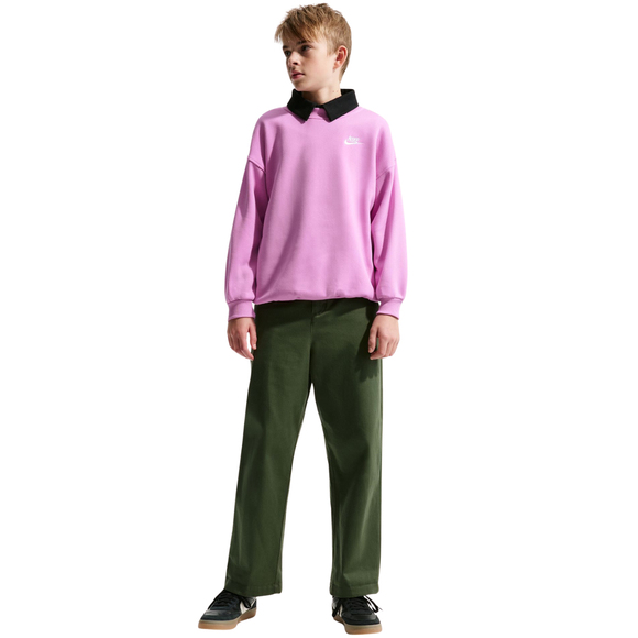 Bluza dla dzieci Nike Sportswear Club Fleece różowa FD2923 503