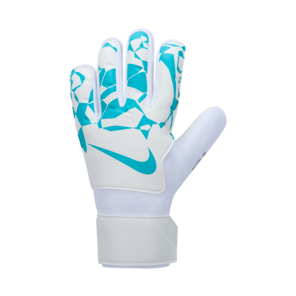 Rękawice bramkarskie dla dzieci Nike Match Goalkeeper biało-niebieskie HQ0258 101