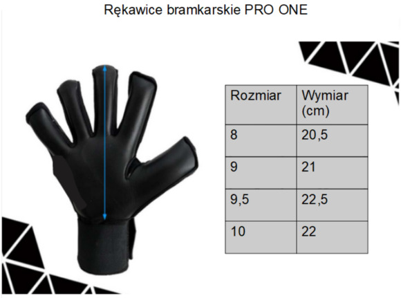 Rękawice bramkarskie PRO ONE Rozm. 8