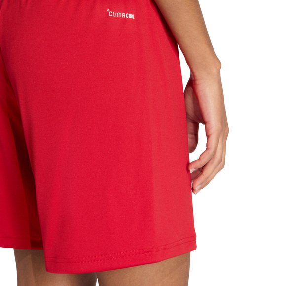 Spodenki damskie adidas Entrada 26 czerwone JZ2536