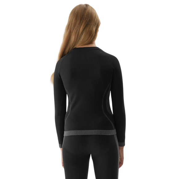 Bielizna bezszwowa dla dziewczynki 4F F109 głęboka czerń 4FJAW23USEAF109 20S