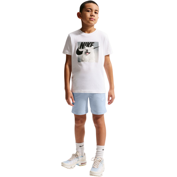 Spodenki dla dzieci Nike Sportswear Club błękitne FZ5512 407