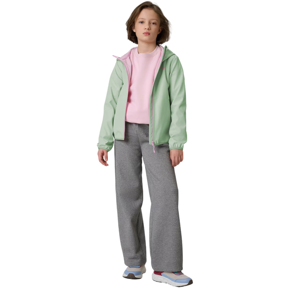 Kurtka dla dziewczynki softshell 4F F478 miętowa 4FJWSS26TSOFF478 47S