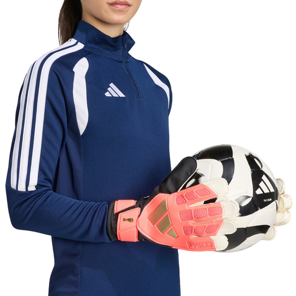 Rękawice bramkarskie adidas Predator Training pomarańczowo-czarne KZ2088