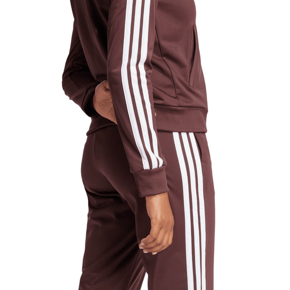 Dres damski adidas Essentials 3-Stripes bordowy JD2683