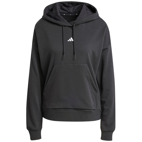 Bluza damska adidas Essentials Small Logo French Terry czarna JD7989
