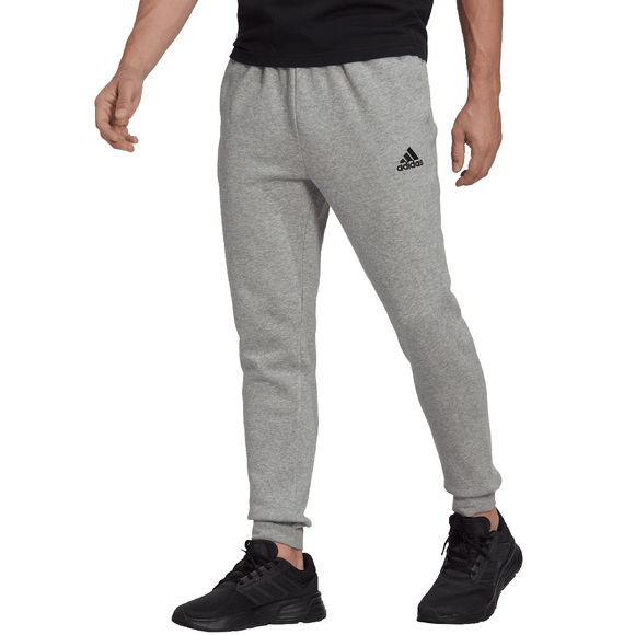 Spodnie męskie adidas Essentials Fleece Tapered szare HL2230