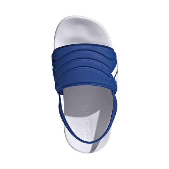 Klapki dla dzieci adidas Adilette Estrap 2.0 biało-niebieskie HQ9196