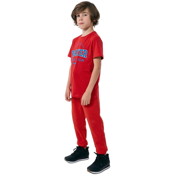 Spodnie dla chłopca 4F czerwone HJZ22 JSPMD001 62S