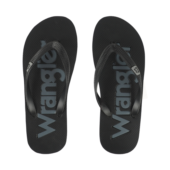 Klapki męskie Wrangler Cole Flipflop czarne 20261060 25Y