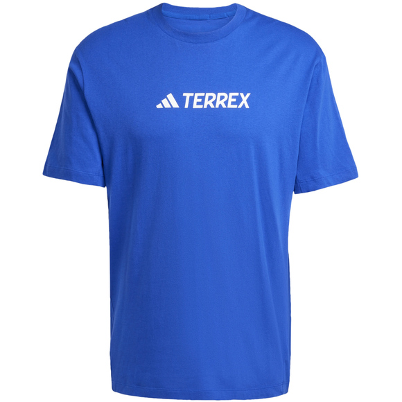 Koszulka męska adidas Terrex Classic Logo niebieska JF9146