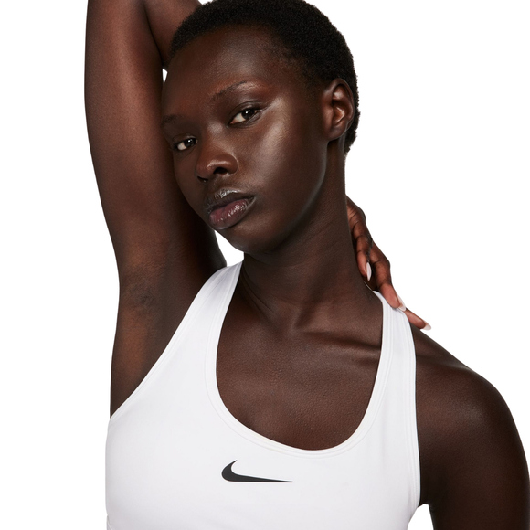 Stanik sportowy Nike Swoosh Medium Support biały DX6821 100