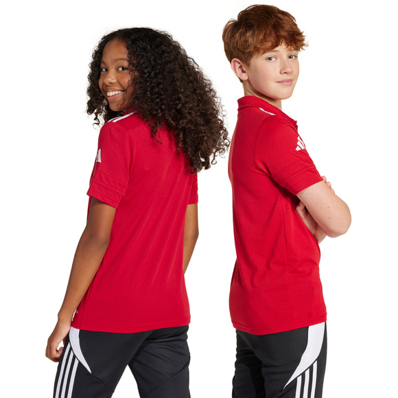 Koszulka dla dzieci adidas Squadra 25 Polo czerwona JY3411