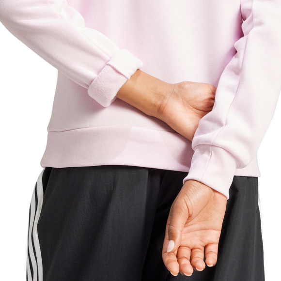 Bluza damska adidas Essentials Small Logo Feel Cozy Hoodie różowa JN1856