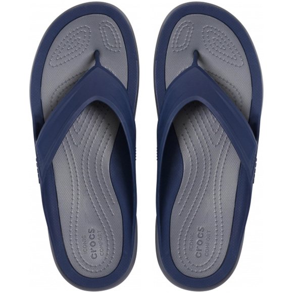 Klapki Crocs Swiftwater Wave Flip M granatowo-szare 206242 4HE