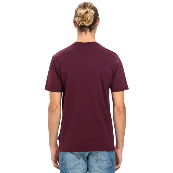 Koszulka męska Fila Bedburg burgundowa FAU0147 40107