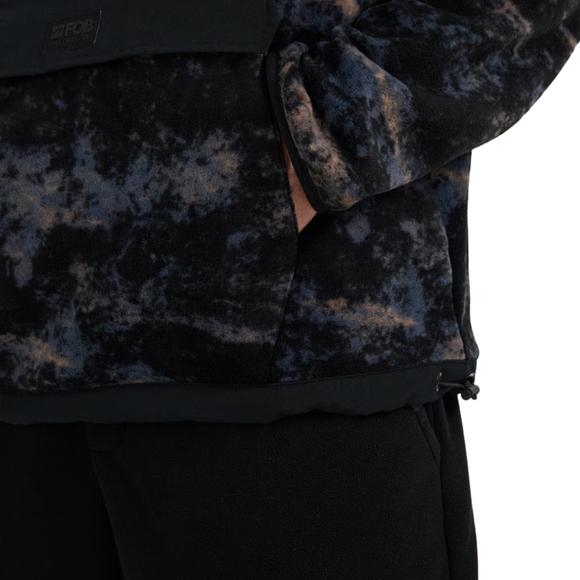 Bluza polarowa męska 4F M427 multikolor allover 4FWAW25TFLEM427 90A