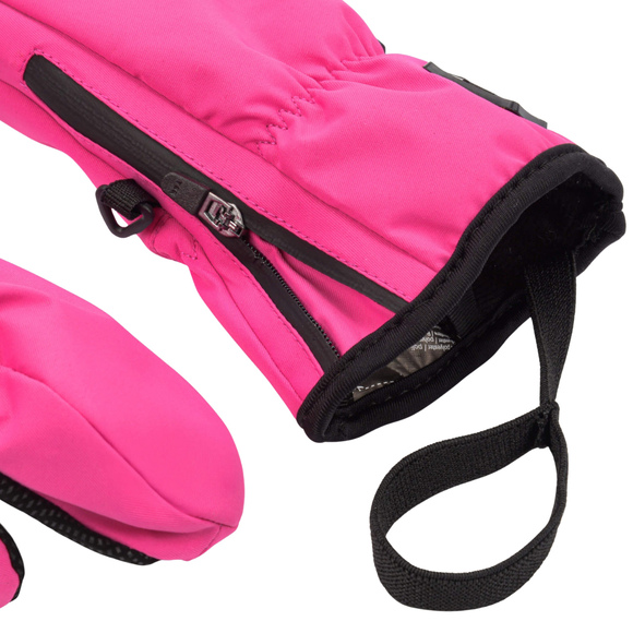 Rękawiczki zimowe Meteor Orel różowo-czarne 17718-17719-17720