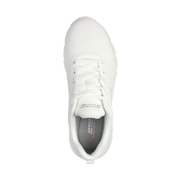 Buty męskie Skechers Bobs B Flex Chill Edge białe 118106 OFWT