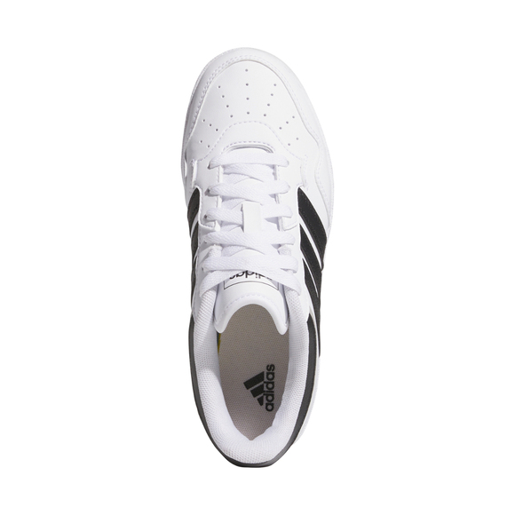 Buty dla dzieci adidas Hoops 4.0 biało-czarne JI3471