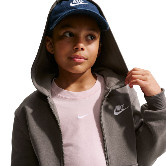 Bluza dla dzieci Nike Sportswear Club Fleece szara FD3004 289