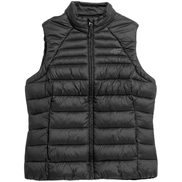 Kamizelka damska puchowa 4F F091 głęboka czerń 4FSS23TDJAF091 20S