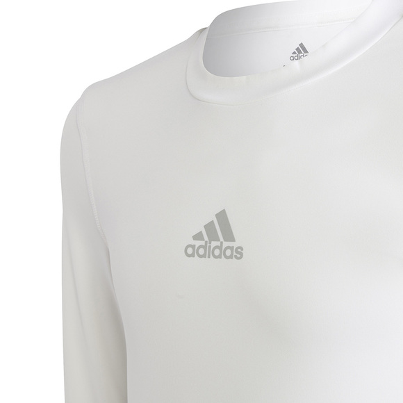 Koszulka dla dzieci adidas Youth Techfit Long Sleeve biała H23156