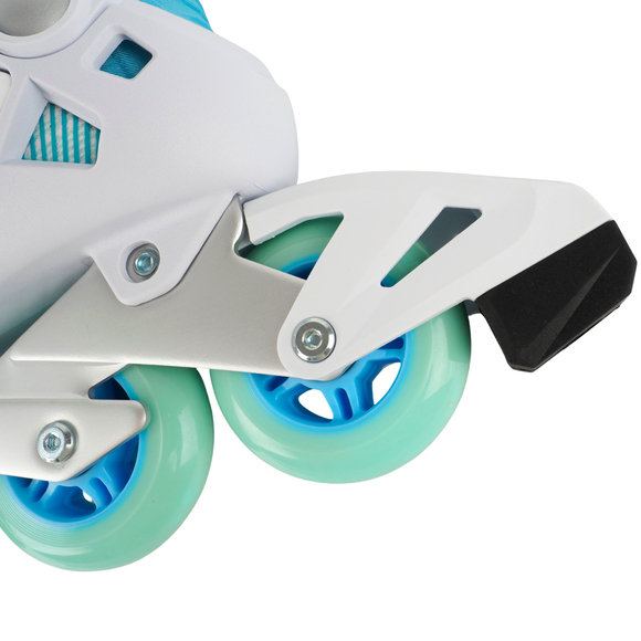 Łyżworolki Roces R-Evo 84 biało-miętowe 400905 0002