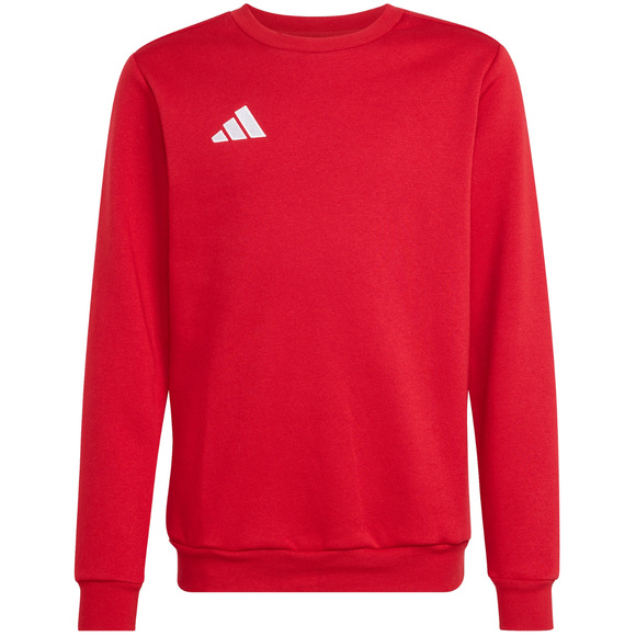 Bluza dla dzieci adidas Entrada 26 Sweat Top czerwona JZ6556