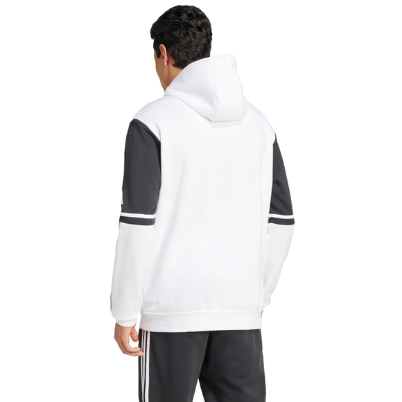 Bluza męska adidas Squadra 25 Sweat Hoodie biało-czarna JD2976