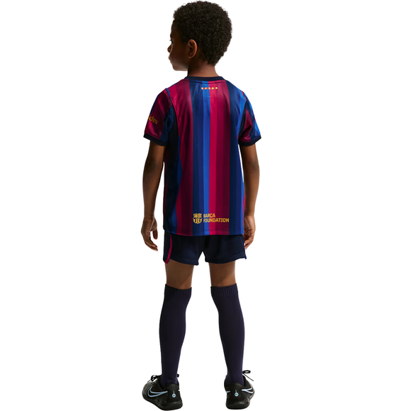 Komplet sportowy dla małych dzieci Nike FC Barcelona Stadium 2026 bordowo-granatowy II1625 683