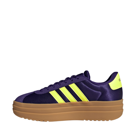 Buty dla dzieci adidas VL Court Bold fioletowo-żółte JQ1874