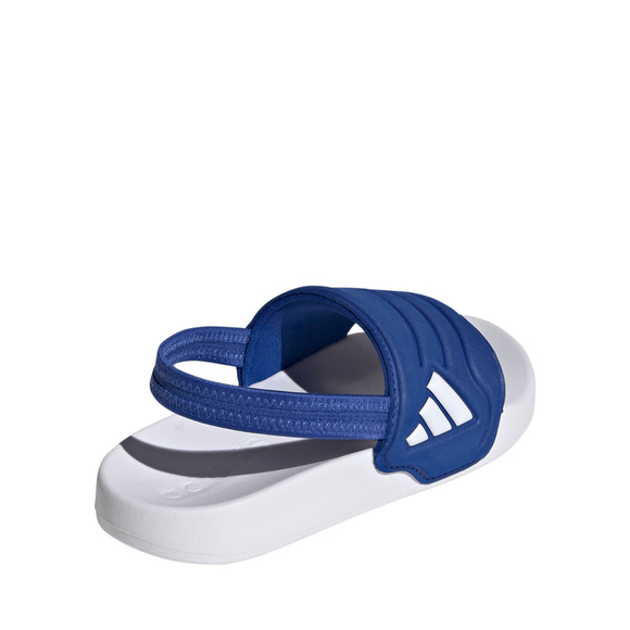 Klapki dla dzieci adidas Adilette Estrap 2.0 biało-niebieskie HQ9196