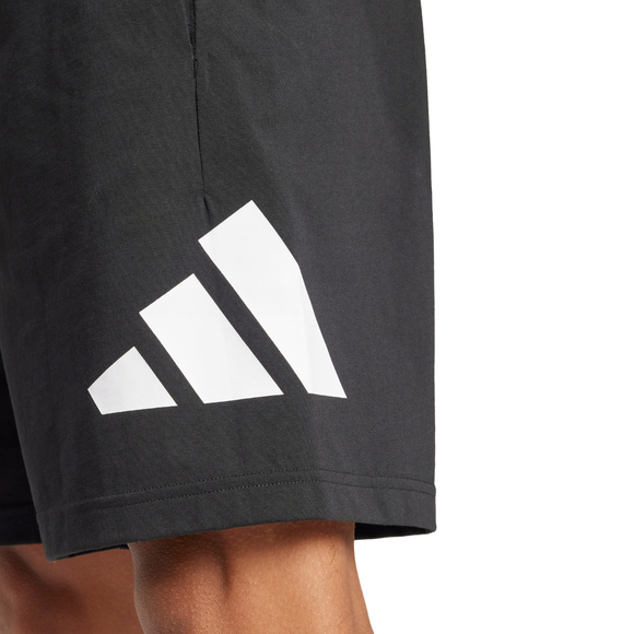 Spodenki męskie adidas Essentials Big Logo Single Jersey czarne IS6909