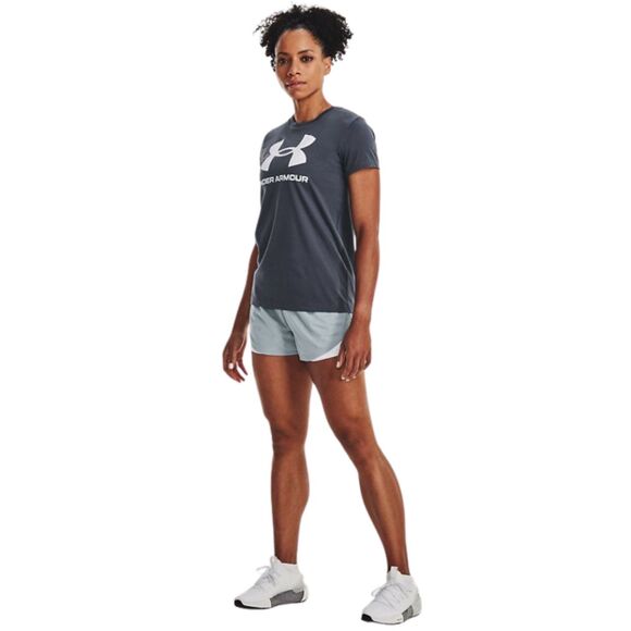 Koszulka damska Under Armour Live Sportstyle Graphic SSC szara 1356305 044