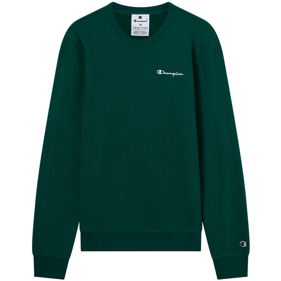 Bluza męska Champion Crewneck Sweatshirt zielona 221792 GS584