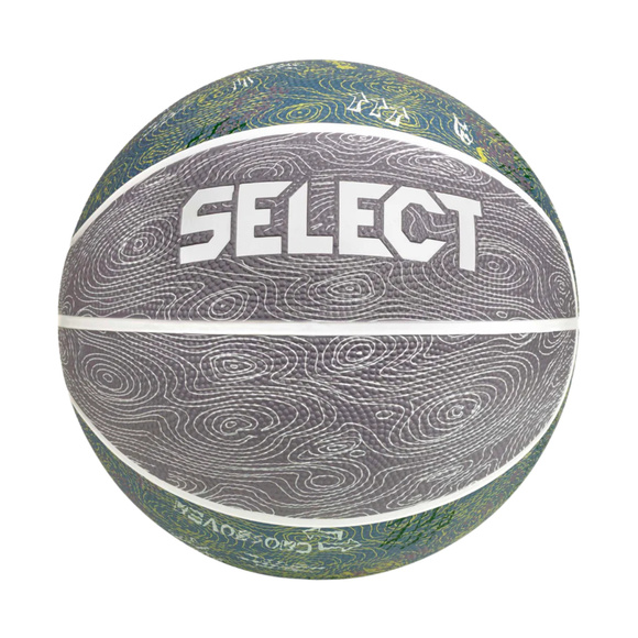 Piłka koszykowa Select v26 niebiesko-fioletowa 410003