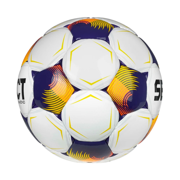 Piłka nożna Select Diamond v26 FIFA Basic biało-pomarańczowa 1016692/120082