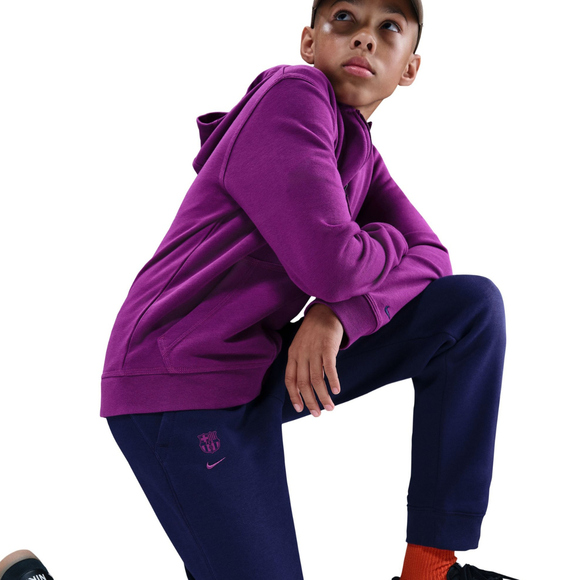 Spodnie dla dzieci Nike FC Barcelona 25/26 Tech Fleece granatowe HM4108 594