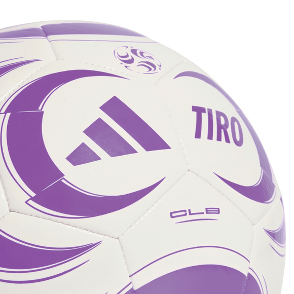 Piłka nożna adidas Tiro Club Sala biało-fioletowa JW1535