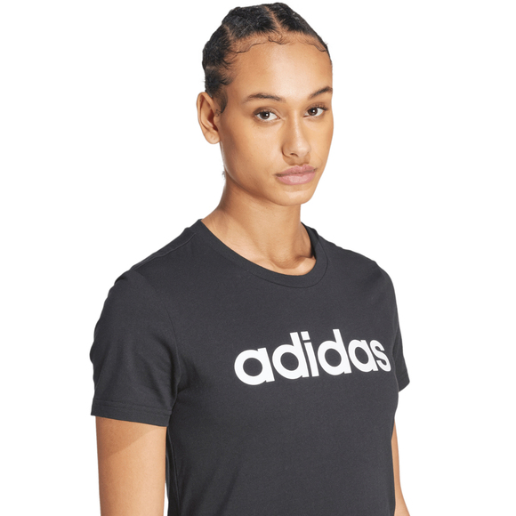 Koszulka damska adidas Essentials Slim T-Shirt czarna GL0769