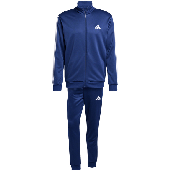 Dres męski adidas Sportswear Basic 3-Stripes French Terry granatowy KB7656
